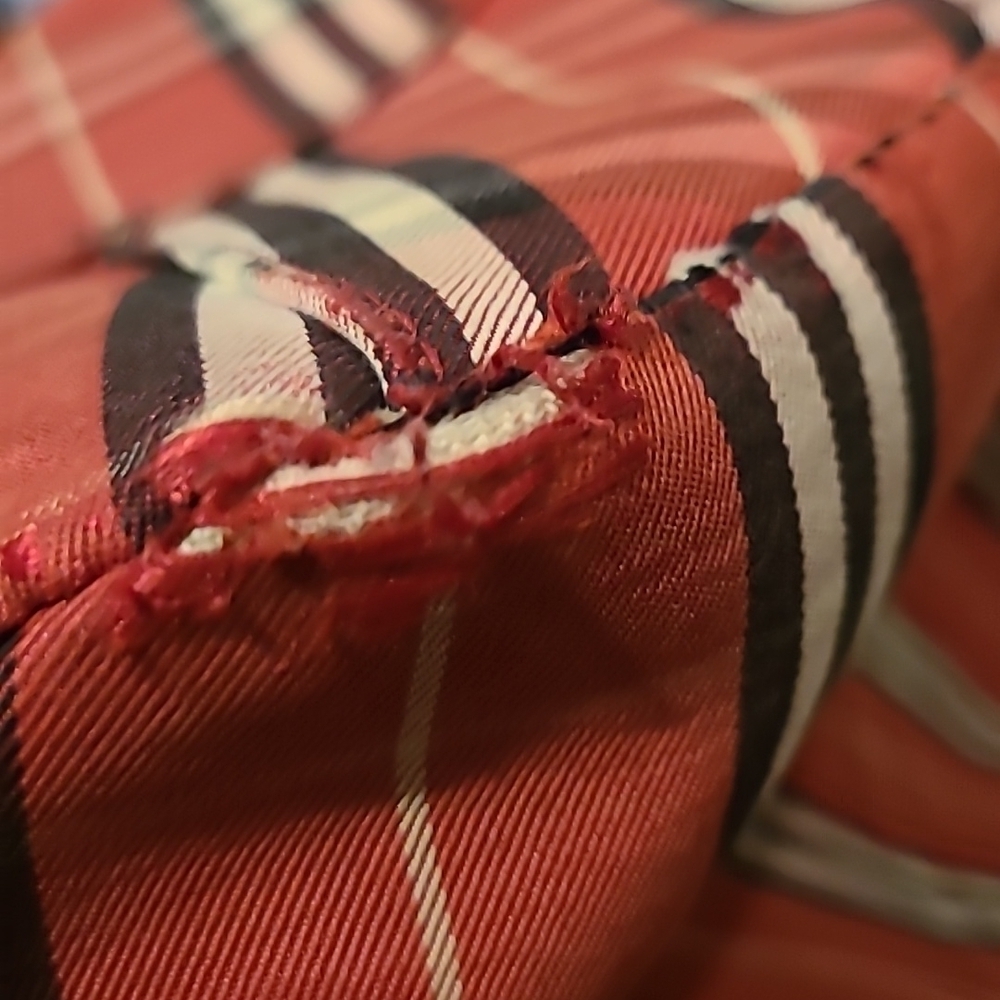 Burberry Red check tote bag - Picture 10 of 14